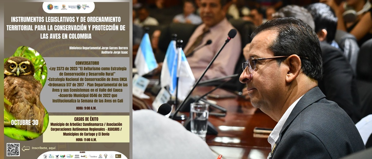 Asamblea Departamental presente CONVERSATORIO SOBRE INSTRUMENTOS PARA LA CONSERVACIN Y PROTECCIN DE LAS AVES