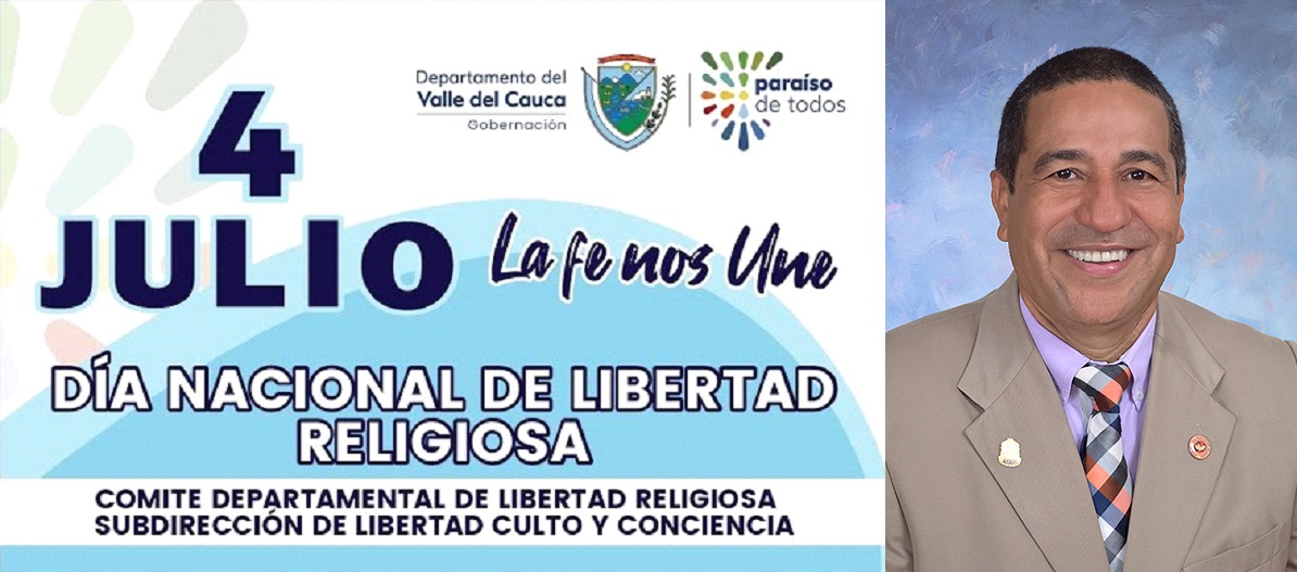 Este 4 de Julio ASAMBLEA DEL VALLE DEL CAUCA CONMEMORA DA NACIONAL DE LA LIBERTAD RELIGIOSA Y DE CULTOS