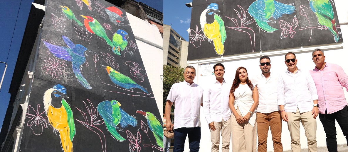 Legado para nios y jvenes MURAL VALLE ALADO UNA MUESTRA DE NUESTRA RIQUEZA DE AVES PARA EL MUNDO