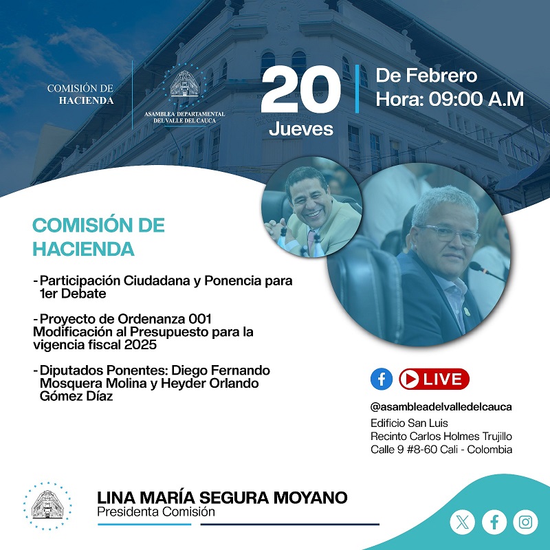 En comisin de Hacienda PARTICIPACIN CIUDADANA Y 1ER DEBATE A MODIFICACIN AL PRESUPUESTO 2025